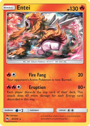 Entei (47/214) [Sun & Moon: Lost Thunder]-1