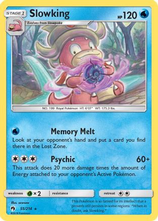Slowking (55/214) [Sun & Moon: Lost Thunder]-1