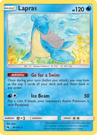 Lapras (56/214) [Sun & Moon: Lost Thunder]-1