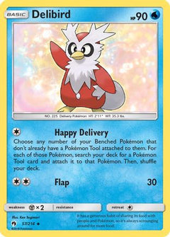 Delibird (57/214) [Sun & Moon: Lost Thunder]-1