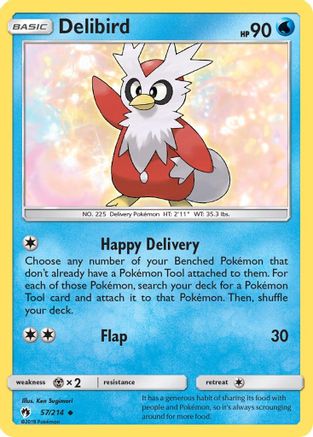 Delibird (57/214) [Sun & Moon: Lost Thunder]-1