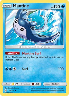 Mantine (58/214) [Sun & Moon: Lost Thunder]-1