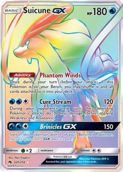 Suicune GX (220/214) [Sun & Moon: Lost Thunder]-1