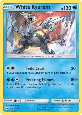White Kyurem (63/214) [Sun & Moon: Lost Thunder]-1