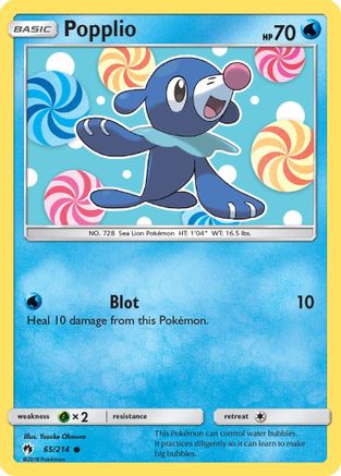 Popplio (65/214) [Sun & Moon: Lost Thunder]-1