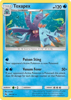 Toxapex (69/214) [Sun & Moon: Lost Thunder]-1