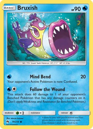 Bruxish (70/214) [Sun & Moon: Lost Thunder]-1