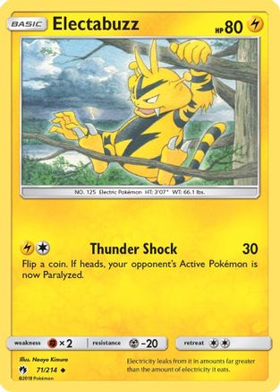 Electabuzz (71/214) [Sun & Moon: Lost Thunder]-1