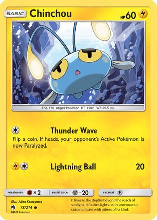 Chinchou (73/214) [Sun & Moon: Lost Thunder]-1