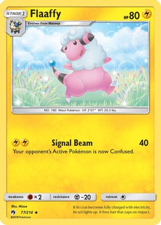 Flaaffy (77/214) [Sun & Moon: Lost Thunder]-1