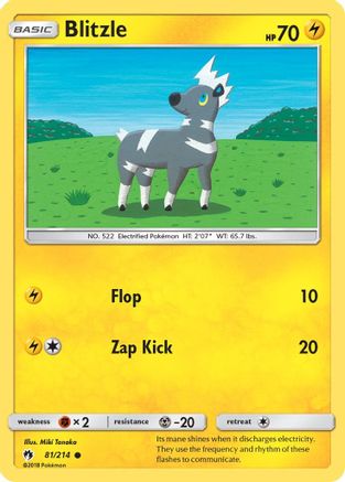 Blitzle (81/214) [Sun & Moon: Lost Thunder]-1