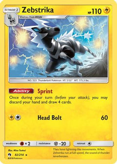 Zebstrika (82/214) [Sun & Moon: Lost Thunder]-1