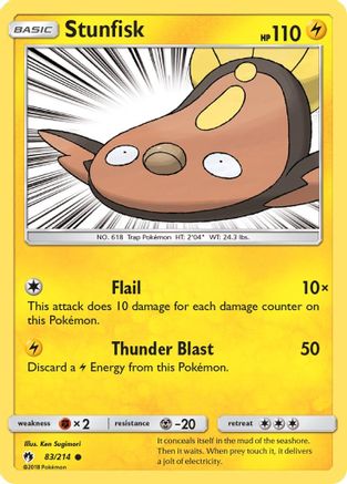 Stunfisk (83/214) [Sun & Moon: Lost Thunder]-1
