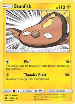 Stunfisk (83/214) [Sun & Moon: Lost Thunder]-1