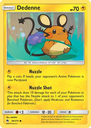 Dedenne (84/214) [Sun & Moon: Lost Thunder]-1