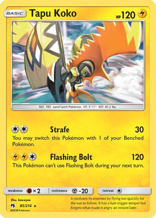 Tapu Koko (85/214) [Sun & Moon: Lost Thunder]-1