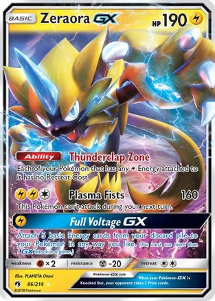 Zeraora GX (86/214) [Sun & Moon: Lost Thunder]-1