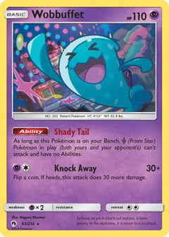 Wobbuffet (93/214) [Sun & Moon: Lost Thunder]-1