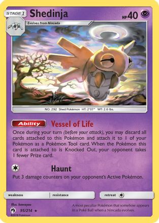 Shedinja (95/214) [Sun & Moon: Lost Thunder]-1