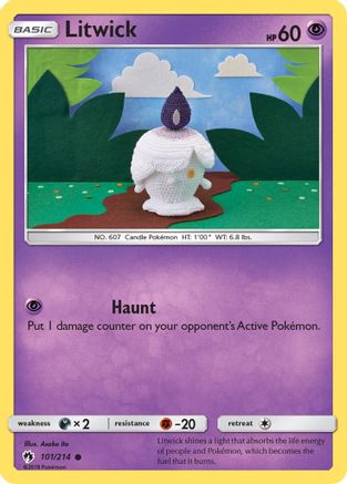 Litwick (101/214) [Sun & Moon: Lost Thunder]-1