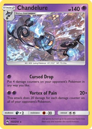 Chandelure (103/214) [Sun & Moon: Lost Thunder]-1