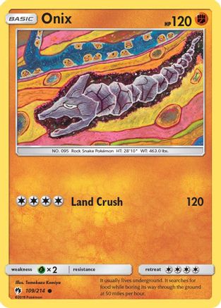 Onix (109/214) [Sun & Moon: Lost Thunder]-1