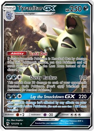 Tyranitar GX (121/214) [Sun & Moon: Lost Thunder]-1