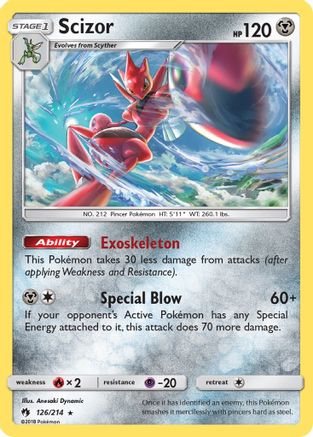 Scizor (126/214) [Sun & Moon: Lost Thunder]-1