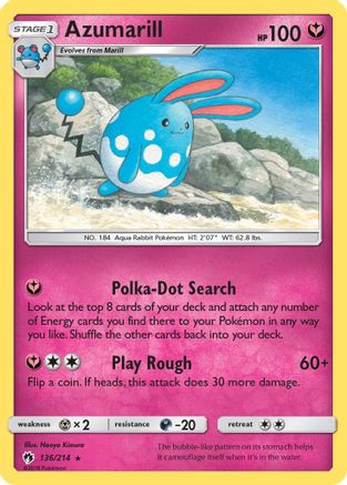 Azumarill (136/214) [Sun & Moon: Lost Thunder]-1