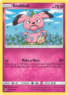 Snubbull (137/214) [Sun & Moon: Lost Thunder]-1