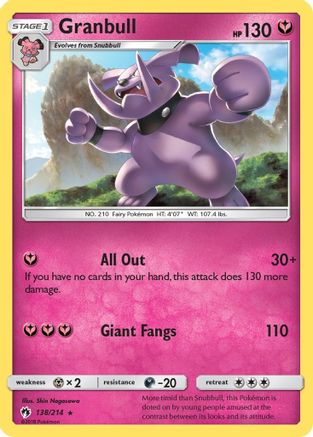 Granbull (138/214) [Sun & Moon: Lost Thunder]-1