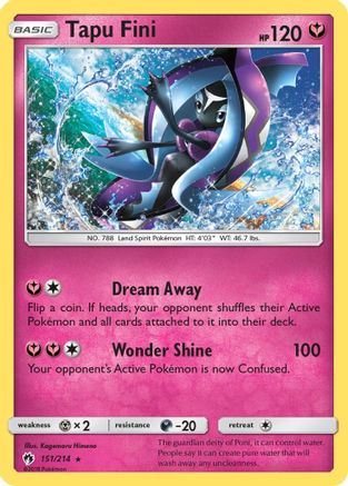Tapu Fini (151/214) [Sun & Moon: Lost Thunder]-1