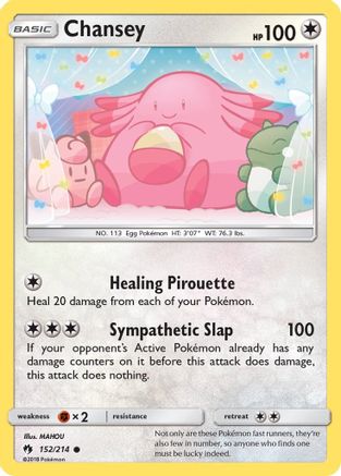 Chansey (152/214) [Sun & Moon: Lost Thunder]-1