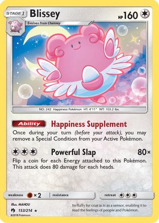 Blissey (153/214) [Sun & Moon: Lost Thunder]-1