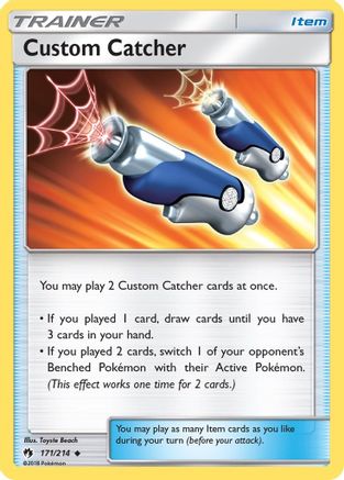 Custom Catcher (171/214) [Sun & Moon: Lost Thunder]-1
