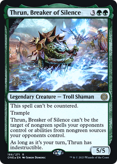 Thrun, Breaker of Silence (PRE-186) - Phyrexia: All Will Be One Promos Foil-1