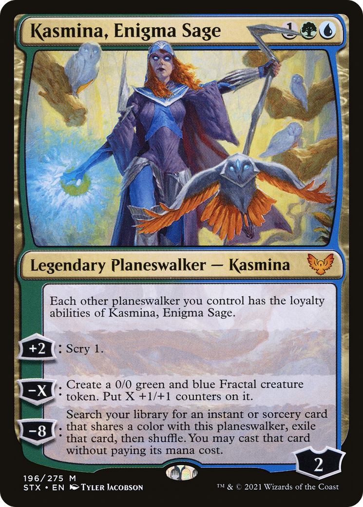 Kasmina, Enigma Sage [Strixhaven: School of Mages]-1