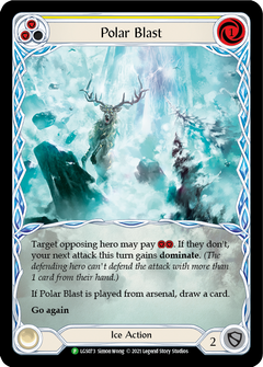 Polar Blast (Yellow) [LGS073] (Promo)  Rainbow Foil-1