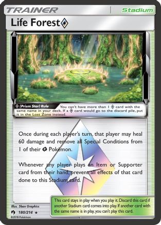 Life Forest (180/214) (Prism Star) [Sun & Moon: Lost Thunder]-1