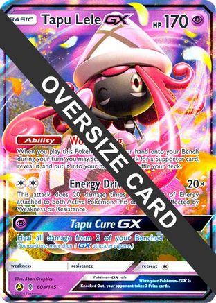 Tapu Lele GX (60a/145) (Alternate card) (Jumbo Card) [Sun & Moon: Guardians Rising]-1
