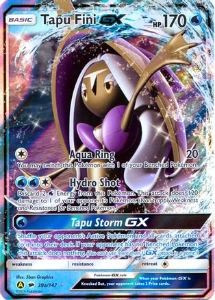 Tapu Fini GX (39a/147) [Alternate Art Promos]-1