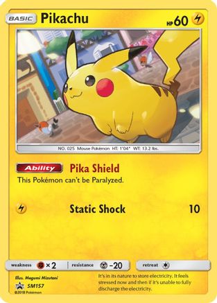 Pikachu (SM157) [Sun & Moon: Black Star Promos]-1