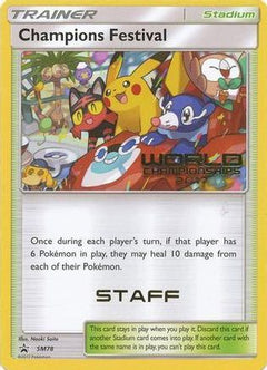 Champions Festival (SM78) (2017 Staff) [Sun & Moon: Black Star Promos]-1