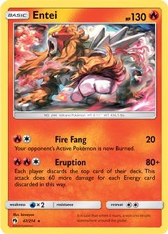 Entei (47/214) (Theme Deck Exclusive) [Sun & Moon: Lost Thunder]-1