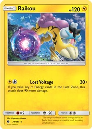 Raikou (79/214) (Theme Deck Exclusive) [Sun & Moon: Lost Thunder]-1