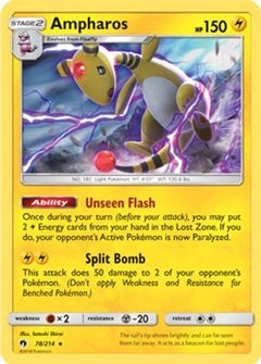 Ampharos (78/214) (Theme Deck Exclusive) [Sun & Moon: Lost Thunder]-1