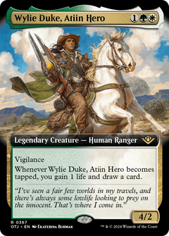 Wylie Duke, Atiin Hero (Extended Art) (OTJ-367) - Outlaws of Thunder Junction: (Extended Art)-1