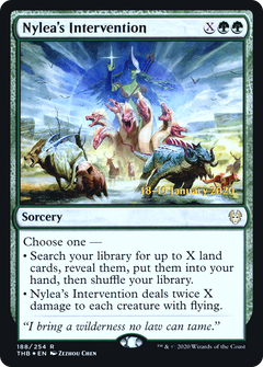 Nylea's Intervention [Theros Beyond Death Prerelease Promos]-1