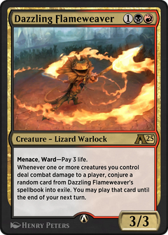 Dazzling Flameweaver (YBLB-023) - Alchemy: Bloomburrow-1