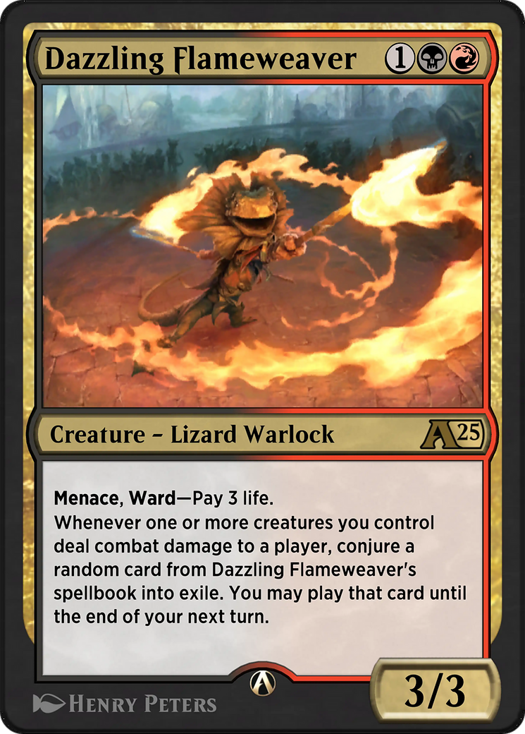 Dazzling Flameweaver (YBLB-023) - Alchemy: Bloomburrow-1